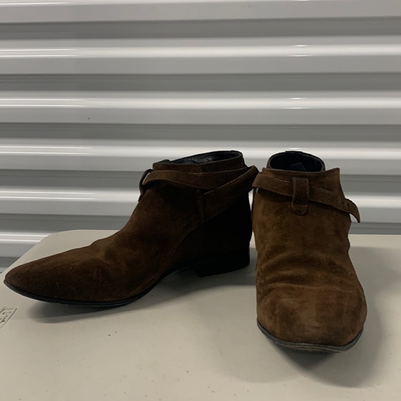 Saint Laurent London 20‎ Jodhpur Cropped Boots Men’s Size 41.5 (US 8.5) Brown - Picture 1 of 10